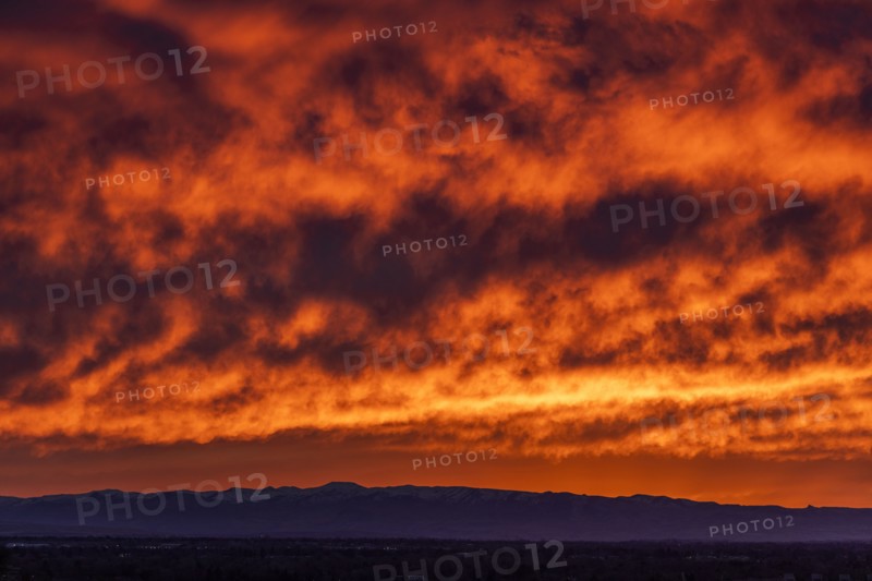 Clouds in sky at sunset
