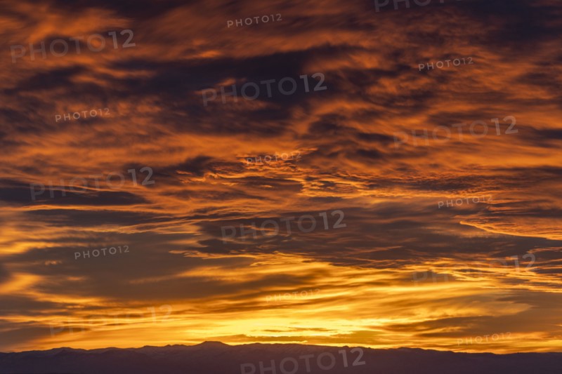 Clouds in sky at sunset