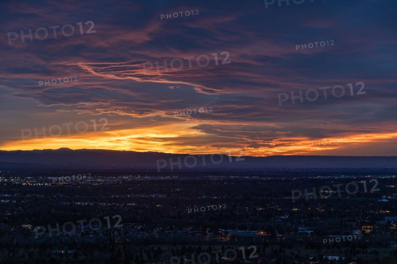 Clouds in sky at sunset