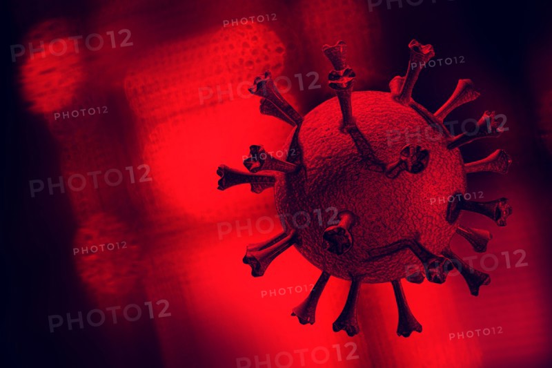 Digitally generated image of Coronavirus