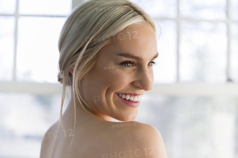 Portrait of woman smiling