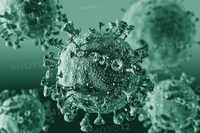 Digitally generated image of Coronavirus