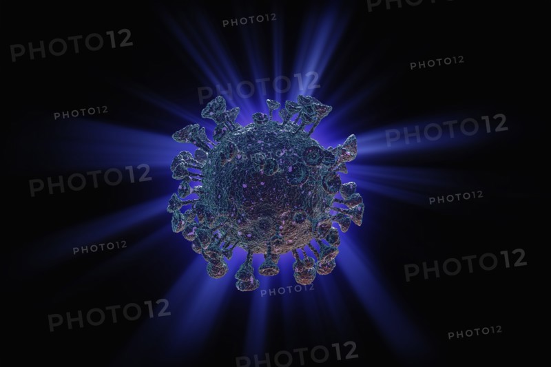 Digitally generated image of Coronavirus