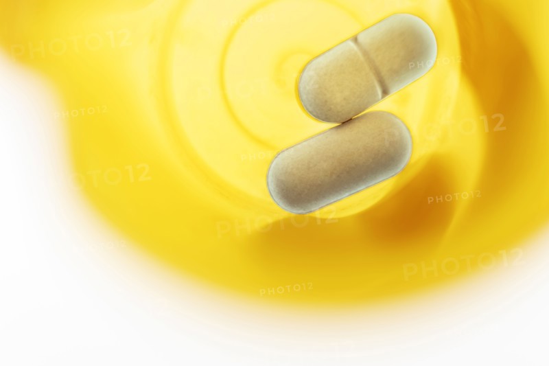 Pills inside bottle
