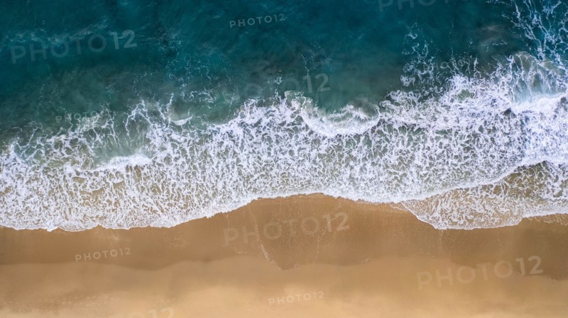 Drone shot of beach