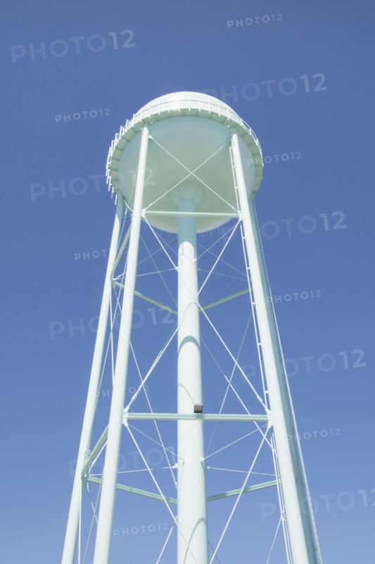 Water tower against sky