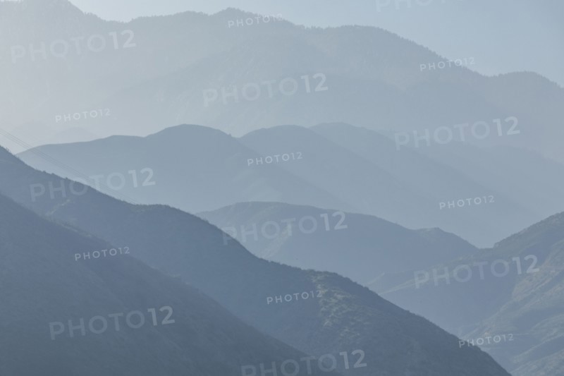 Silhouette of mountain range