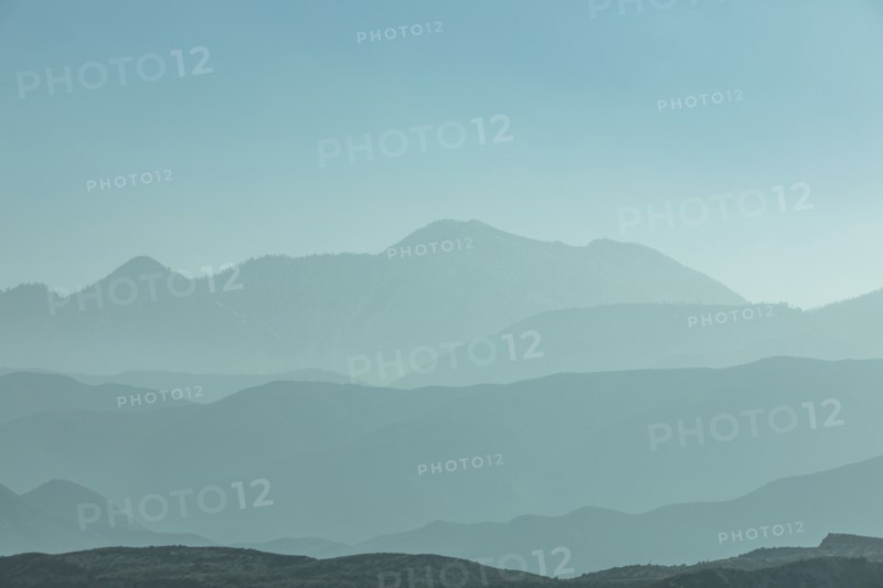 Silhouette of mountain range