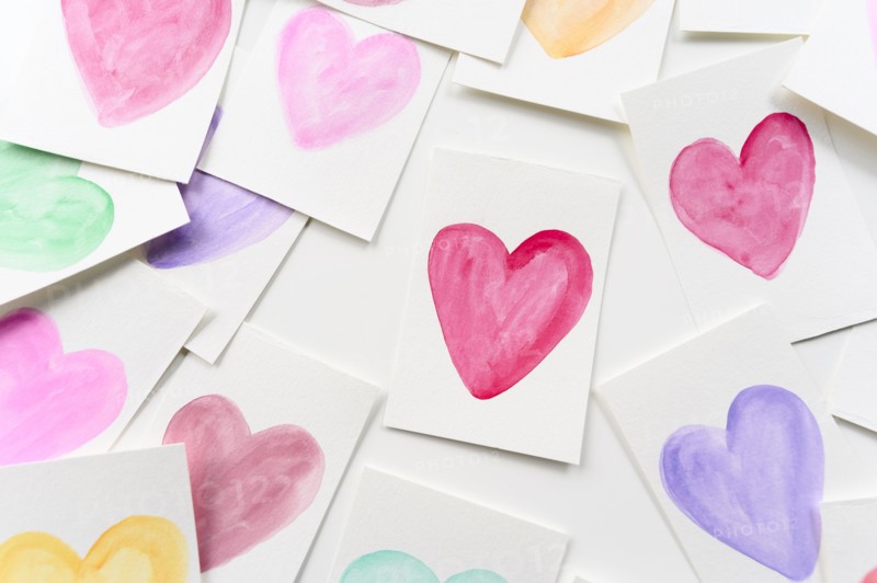 Homemade Valentine cards
