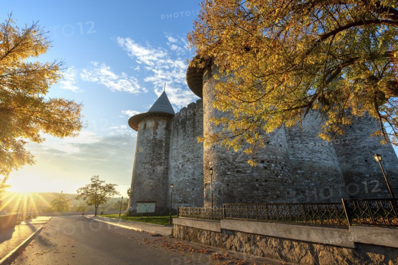 Fortress in sunlight