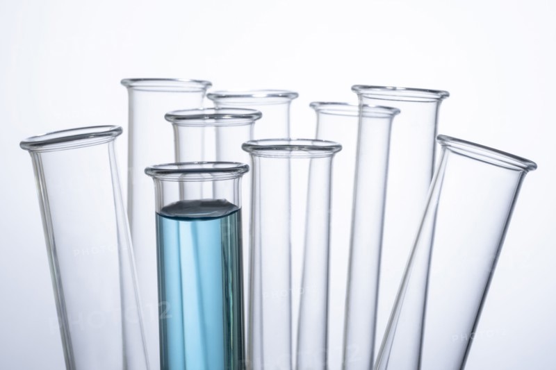 Studio shot of test tubes