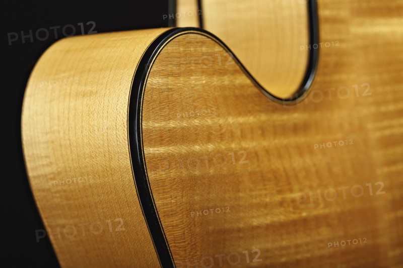 Close up of classical guitar