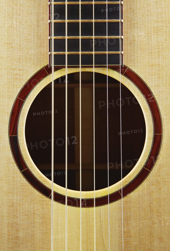 Close-up of classical guitar