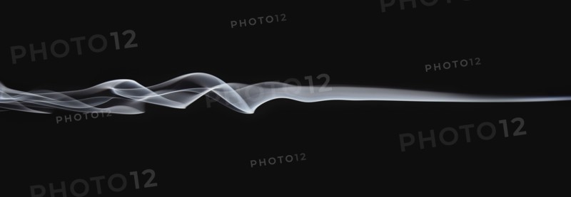 Smoke against black background