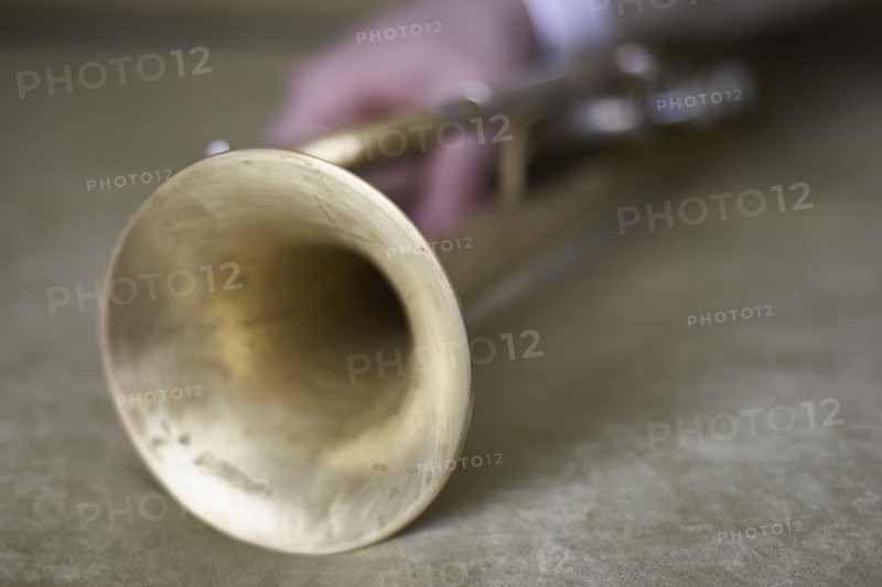 Close up of trumpet
