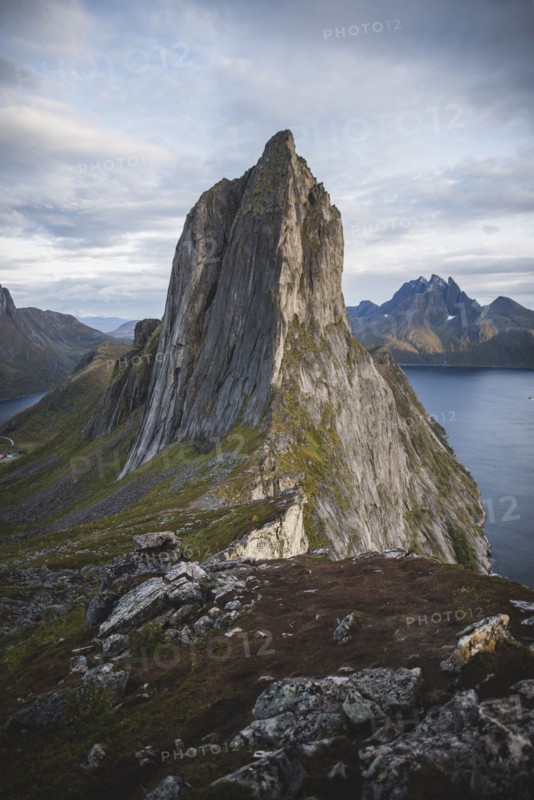 Norway, Senja, Scenic view of Segla mountain