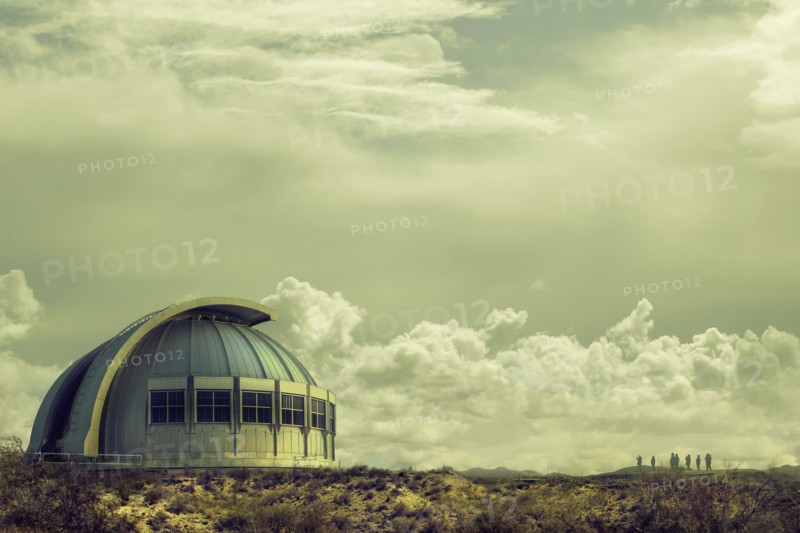 USA, Landscape with architectural dome