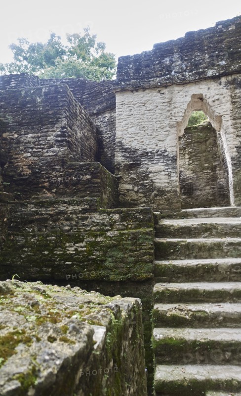 Belize, View of ancient ruins