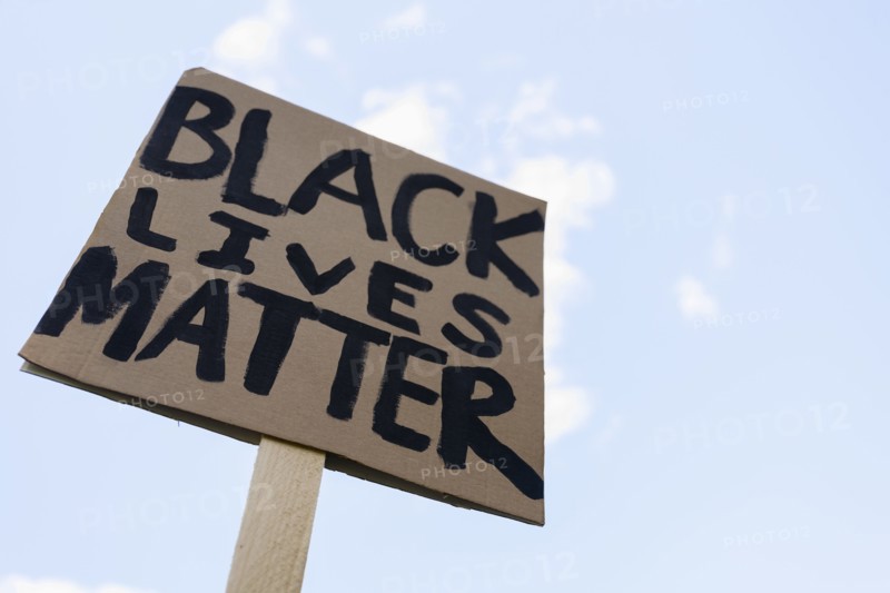 Black Lives Matter protest sign,,