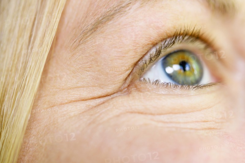 Close up of woman's eye