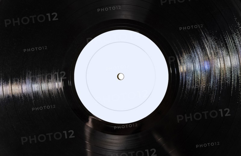 Close-up of vintage record