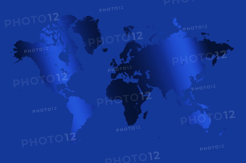 Blue World map