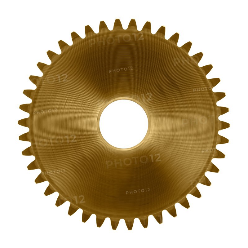 Cog wheel on white background