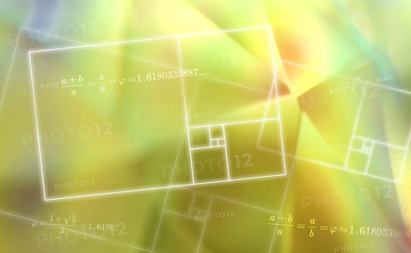 Digitally generated golden ratio diagrams