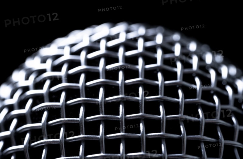 Close-up of microphone