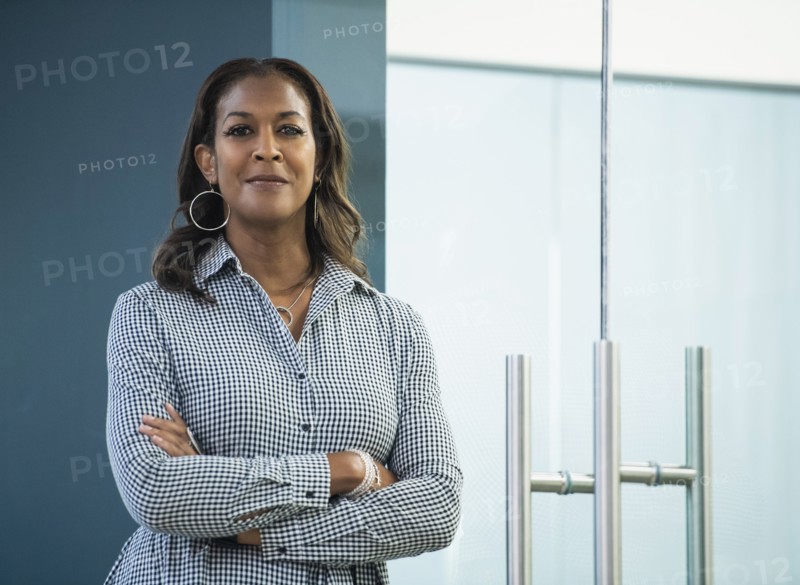 Portrait of smiling businesswoman in office