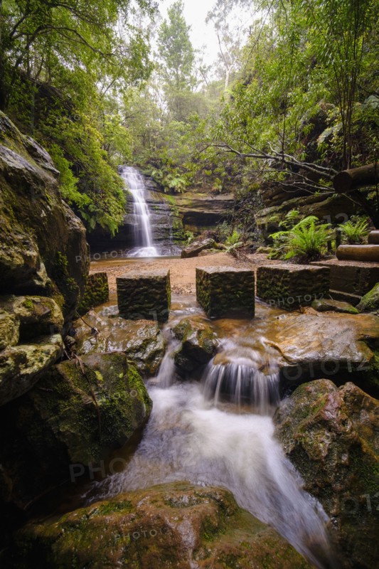 Waterfall in Blue Mountains National Park