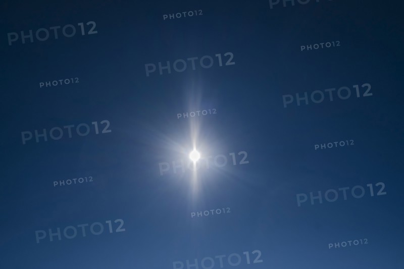 Sun on blue sky