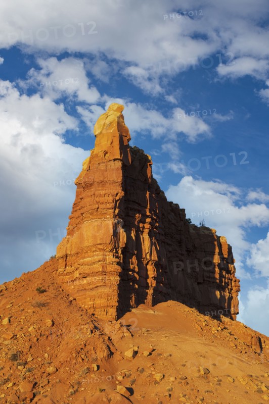 Red sandstone rock formation
