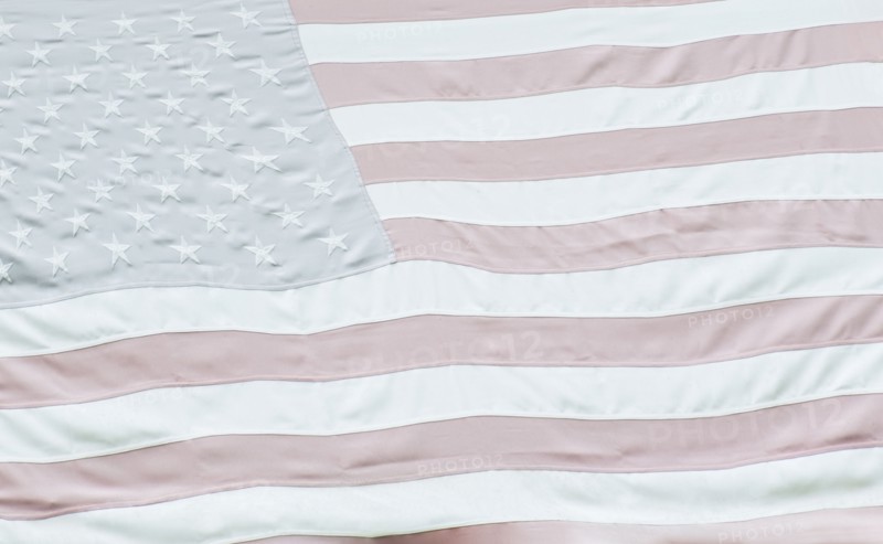 Close-up of American flag