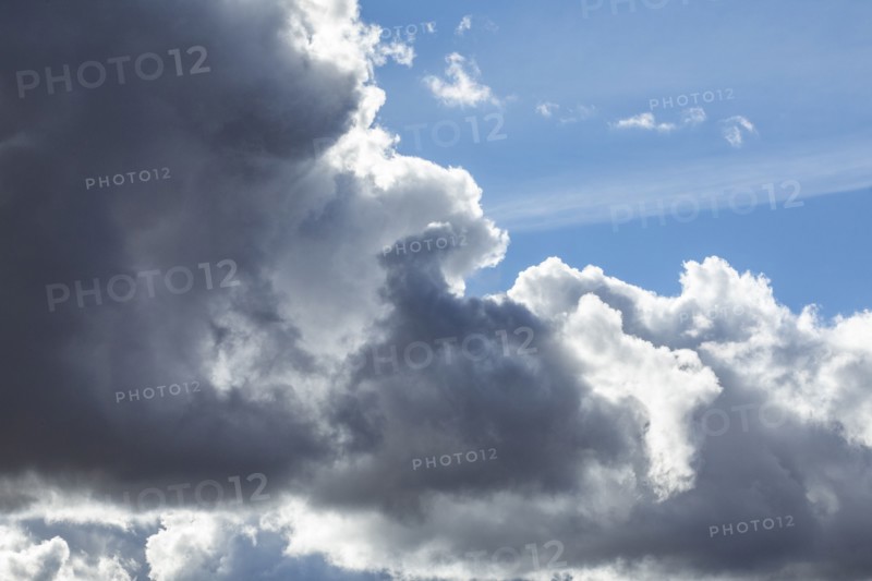 Blue sky with white clouds