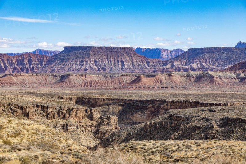 Distant mesa near Zion National Park