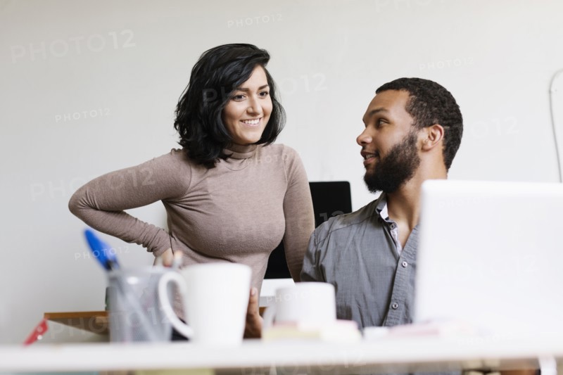 Man and woman in Small Business