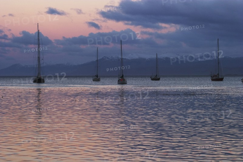 Boats in bay