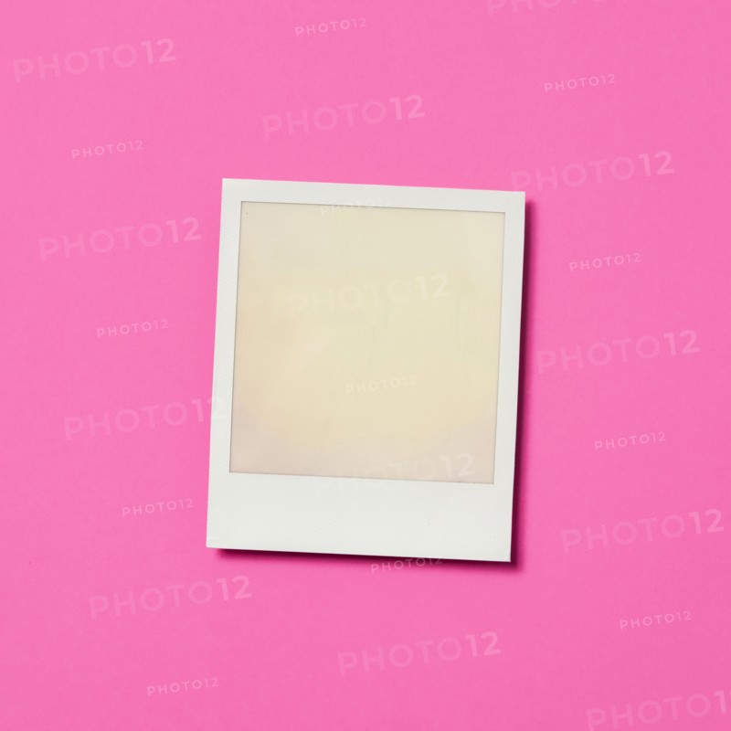 Stack of blank instant picture