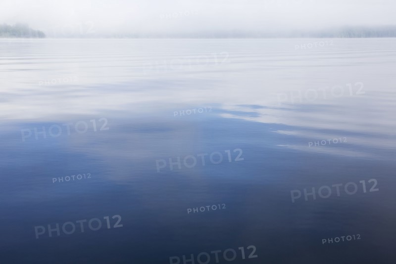 Calm lake surface