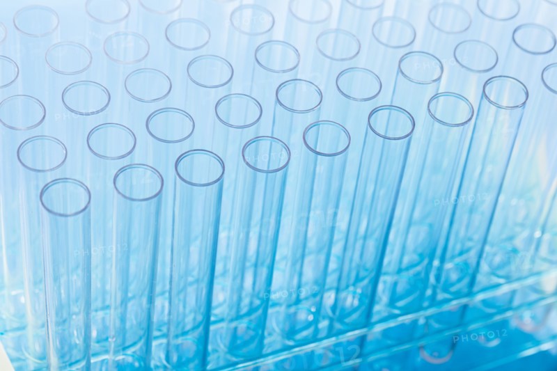 Close-up of test tubes