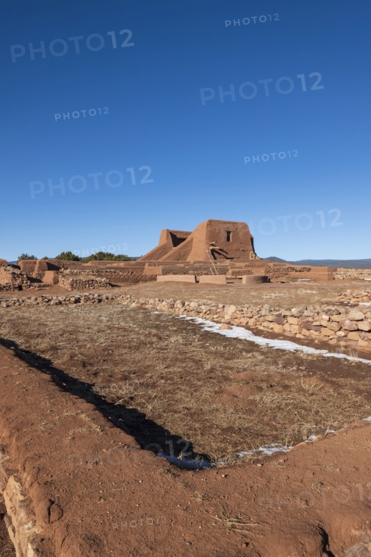Spanish Mission Church ruins at Pecos National Historical Park