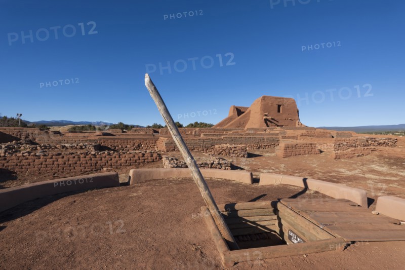 Spanish Mission Church ruins at Pecos National Historical Park