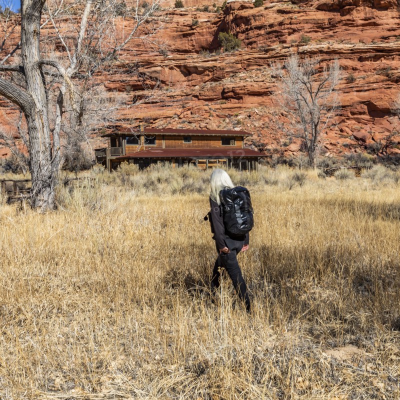 Woman hiking in Grand Staircase-Escalante National Monument