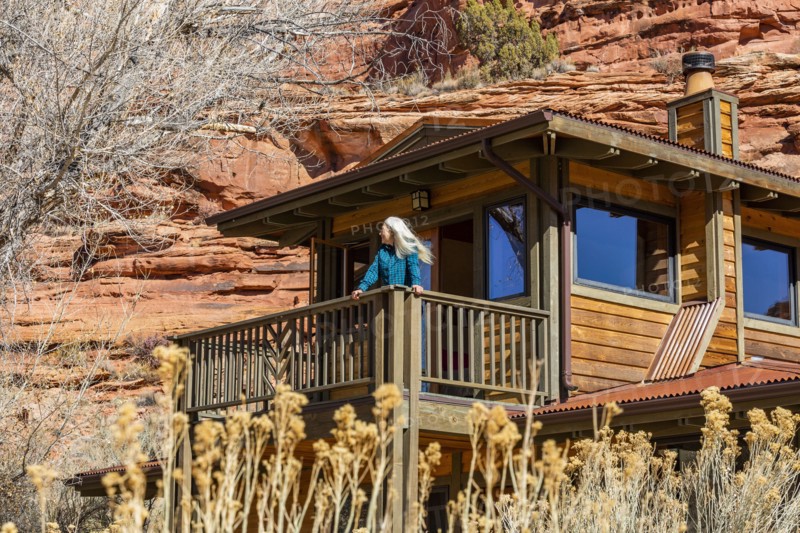 Single family home in canyon in Grand Staircase-Escalante National Monument