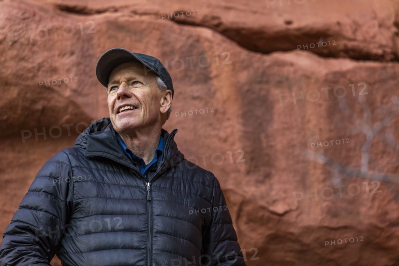 Portrait of senior man hiking in Grand Staircase-Escalante National Monument