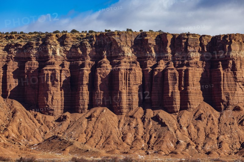 Sandstone cliffs in Grand Staircase-Escalante National Monument