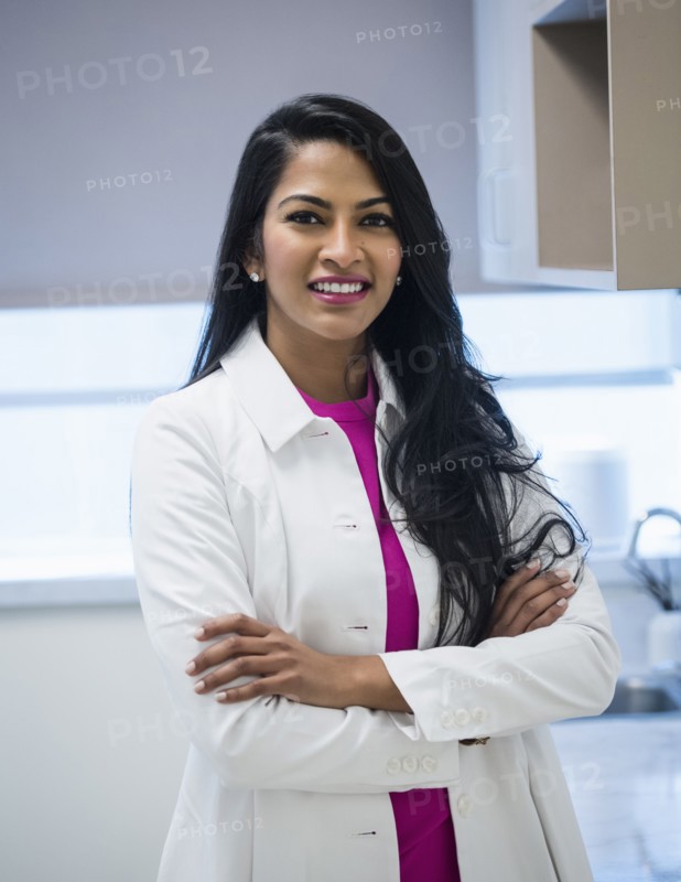 Portrait of female doctor