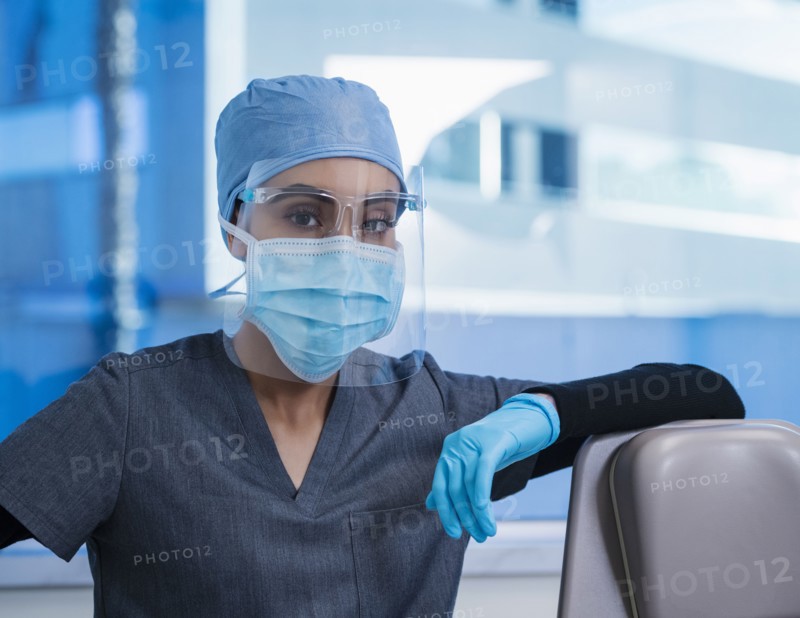 Female doctor in operating theater