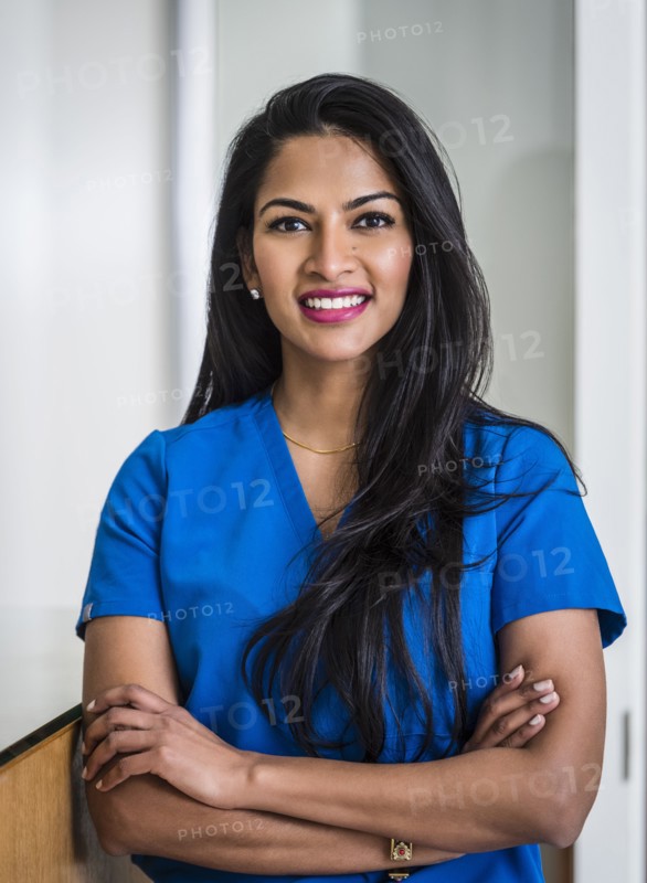 Portrait of female doctor